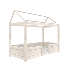 Load image into Gallery viewer, House bed with roof (4-in-1 bed)
