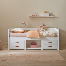 Load image into Gallery viewer, Cabin bed with drawers and bookcase - Breeze
