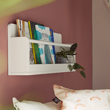 Load image into Gallery viewer, Bookshelf for the children&#39;s bed or the wall
