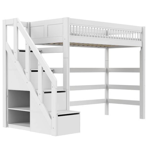 High bed with stairs - Breeze