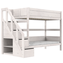 Load image into Gallery viewer, Bunk bed with stepladder 90x200 cm
