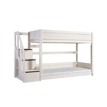 Load image into Gallery viewer, Low bunk bed with stairs

