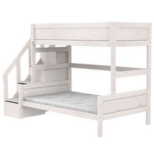 Load image into Gallery viewer, Family bunk bed with stepladder 120x200 cm
