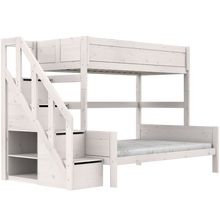 Load image into Gallery viewer, Family bunk bed with stepladder 140x200 cm
