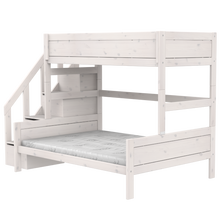 Load image into Gallery viewer, Family bunk bed with stepladder 140x200 cm
