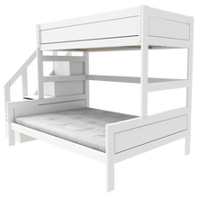 Load image into Gallery viewer, Family bunk bed with stepladder 140x200 cm
