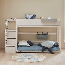 Load image into Gallery viewer, Low bunk bed with stairs
