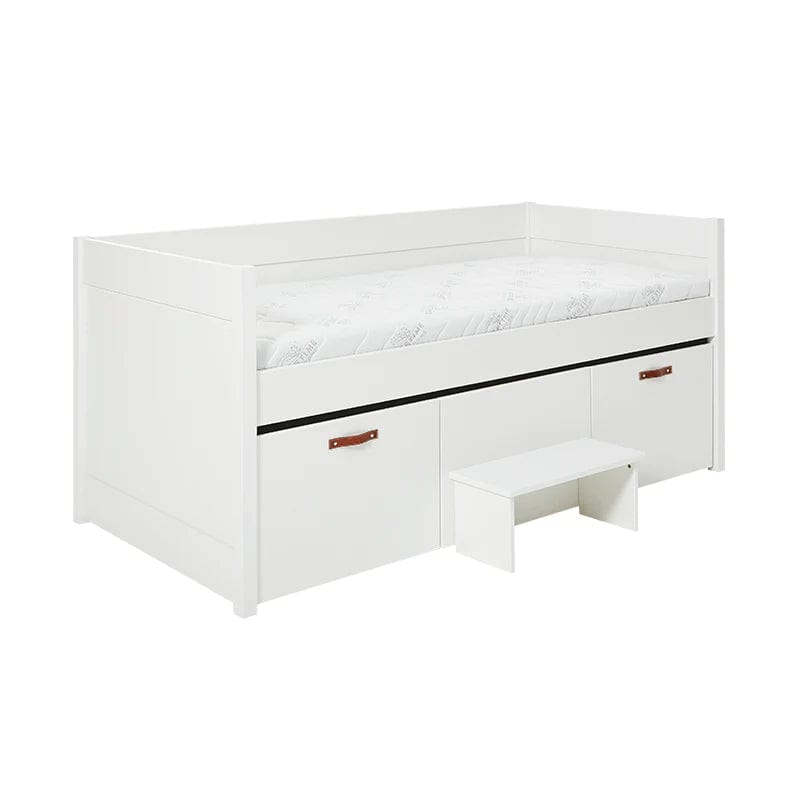 WEBBUTIK - LIFETIME Kidsrooms Beds & Accessories Cool Kids enkeltseng med 2 skuffer og skammel 90 cm