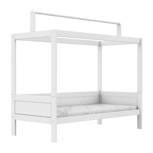 WEBSHOP - LIFETIME Kidsrooms Bed Himmelseng med konstruktion til stoftag