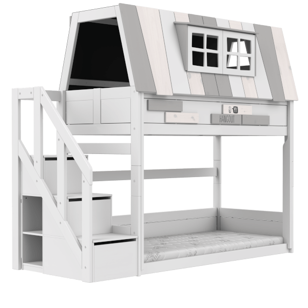 LIFETIME Kidsrooms Bed Hvid / Standard (16) Lav køjeseng - My Hangout