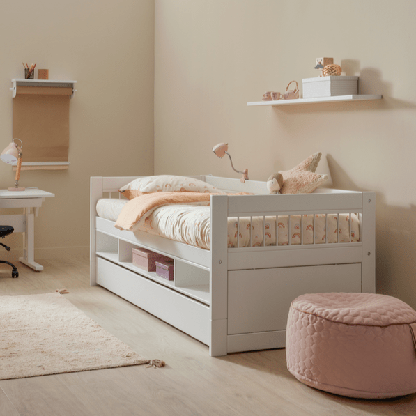 LIFETIME Kidsrooms Bed Multiseng med opbevaring og skuffe - Breeze