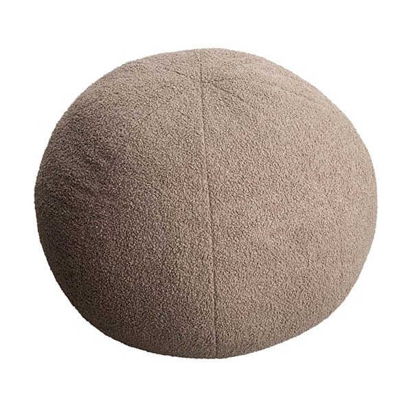 LIFETIME Kidsrooms Pouf Choco Rund puf - Teddy Choco