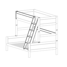 Load image into Gallery viewer, LIFETIME Kidsrooms Rebuild Part Hvid / 90/140 cm Stige og dele til familiekøjeseng
