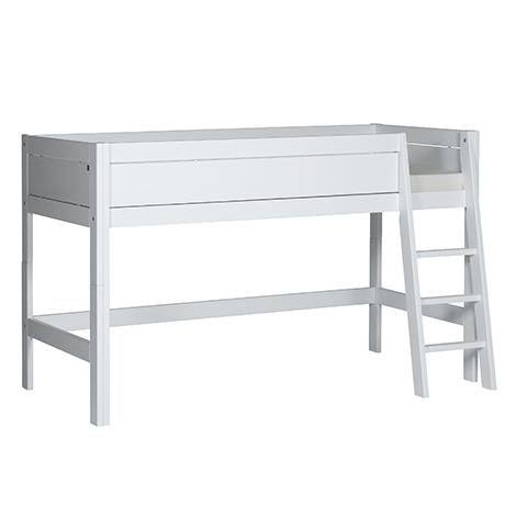 Middle high bed with sloping steps