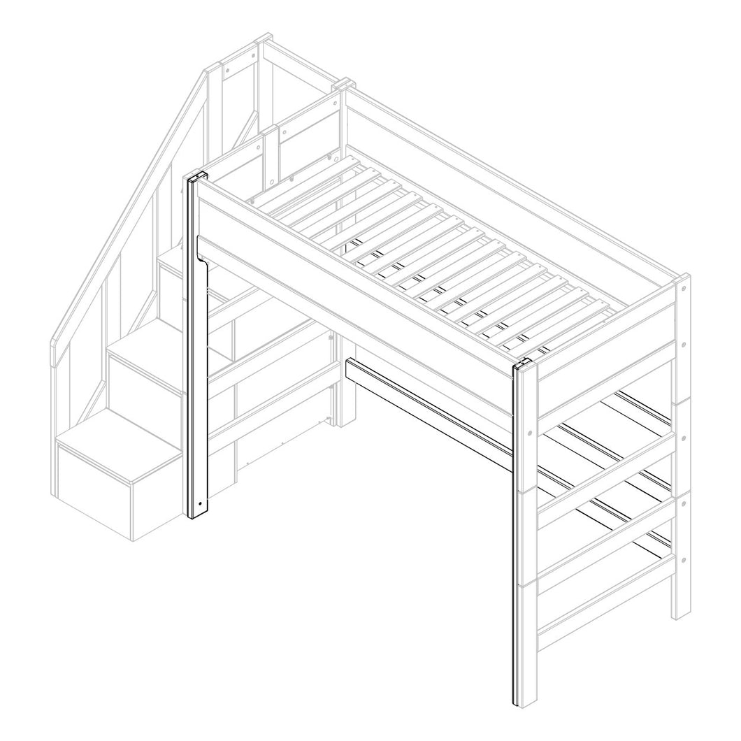 Parts for high bed with side entrance