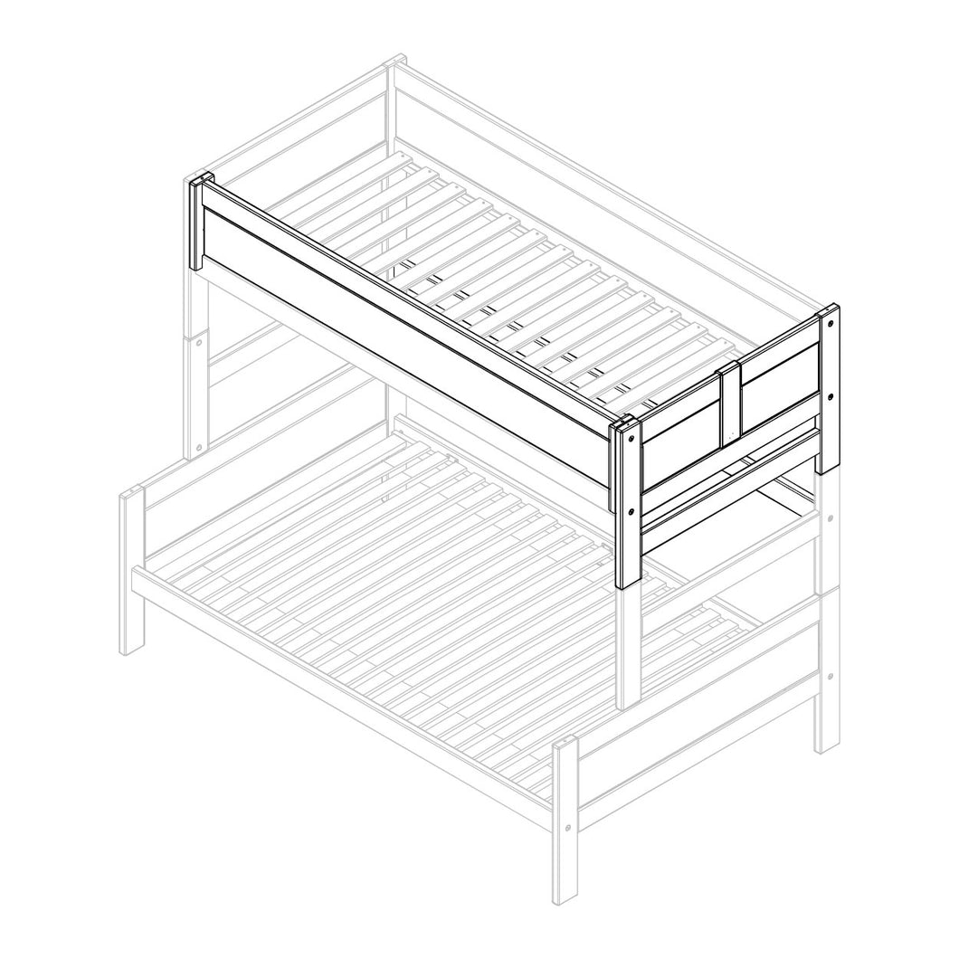 Parts for bunkbed with side entrance