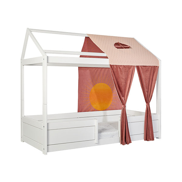 Play curtain and fabric roof for house bed - Sunset Dreams