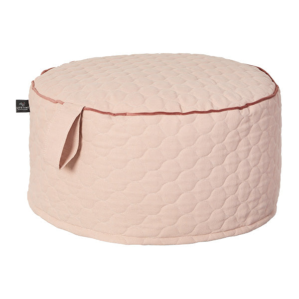Pink round pouf - Sunset Dreams