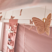 Load image into Gallery viewer, Large bed pocket for children&#39;s bed - Butterflies
