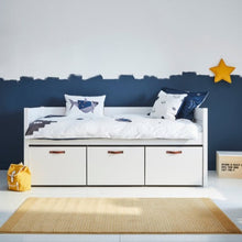 Load image into Gallery viewer, Cool Kids single bed with 3 drawers 90 cm
