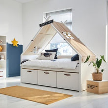 Load image into Gallery viewer, Cool Kids cabin bed with tipi SURF
