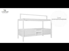 Load and play video in Gallery viewer, Bed with roof (4-in-1 bed)
