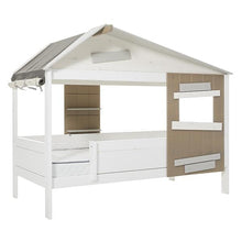 Indlæs billede til gallerivisning LIFETIME Kidsrooms Bed Hvid / Standard lamelbund (16) Husseng 90x200 cm - Hideout
