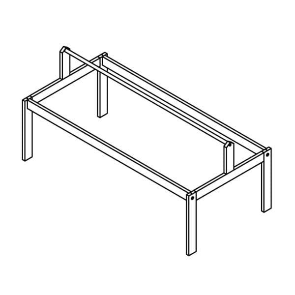 LIFETIME Kidsrooms Rebuild Part Hvid Ramme til seng 64/97 cm