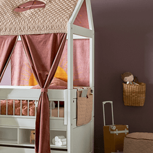 Load image into Gallery viewer, LIFETIME Kidsrooms Storage Sengelomme i lyserød - Sunset Dreams
