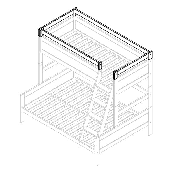 LIFETIME Kidsrooms Accessory Sengeramme til familieseng