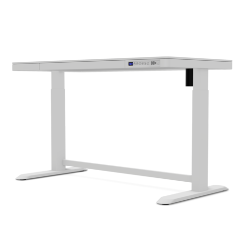 LIFETIME Kidsrooms Desk Hvid RISE hæve sænkebord med USB