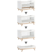 Indlæs billede til gallerivisning LIFETIME Kidsrooms Baby cot Tremmeseng (2-i-1)
