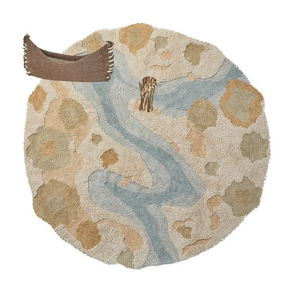 LIFETIME Kidsrooms Rug Tufted gulvtæppe - Canoe Adventure